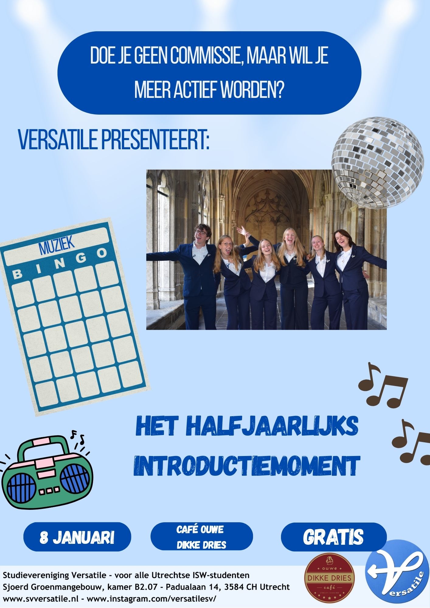 Muziekquiz - het halfjaarlijkse introductiemoment